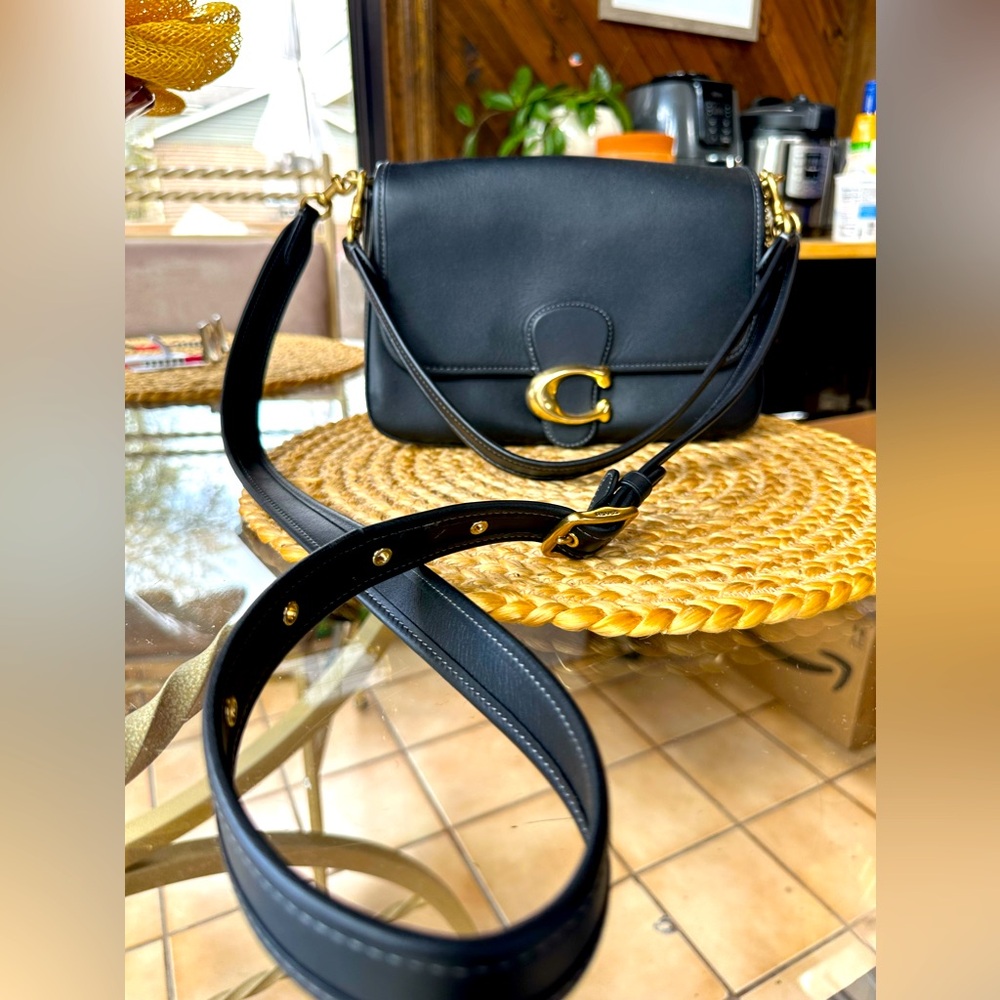 Coach leather soft tabby shoulder bag.